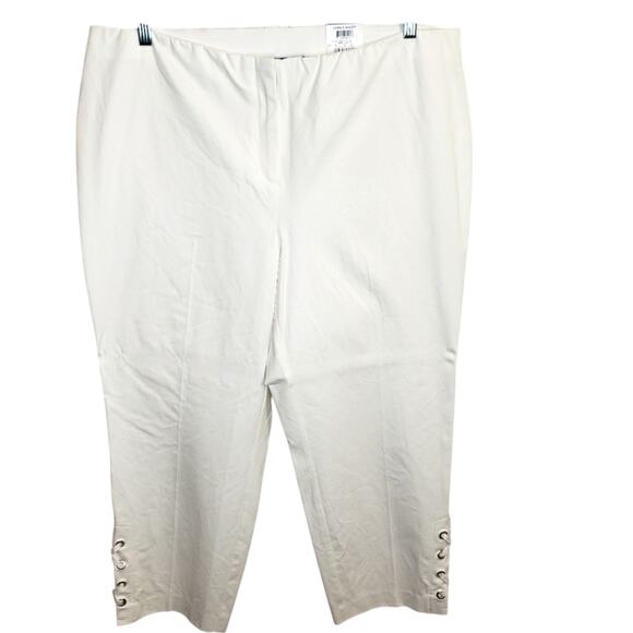 Alfani Plus Slim Leg Comfort Waist Ankle Pants 20W - Picture 2 of 10